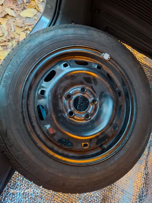Roata pentru Vw. Polo sau Skoda cu cauciuc nou Dunlop
