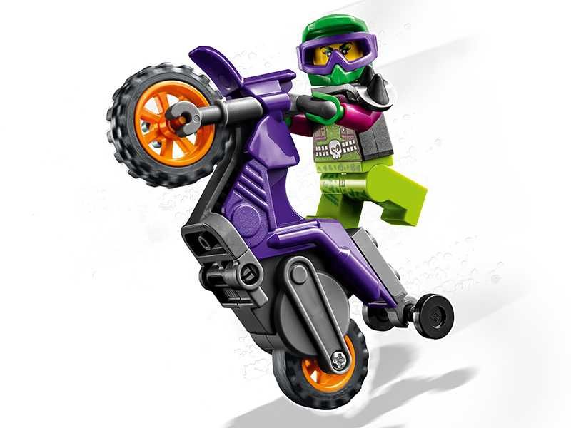 НОВИ! LEGO® City Stuntz 60296 Каскадьорски мотоциклет