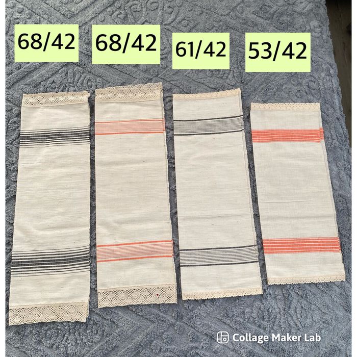 Кенареми памучни кърпи месали