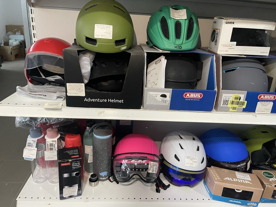 Căștii pentru bicicletă și schiuri