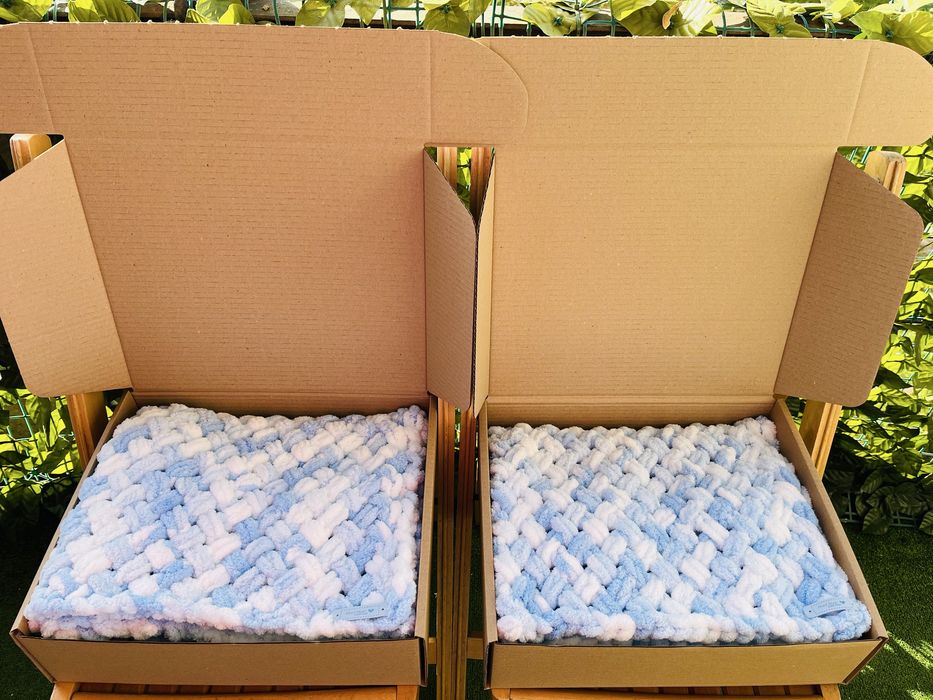 Бебешки одеяла от прежда Ализе Пуфи