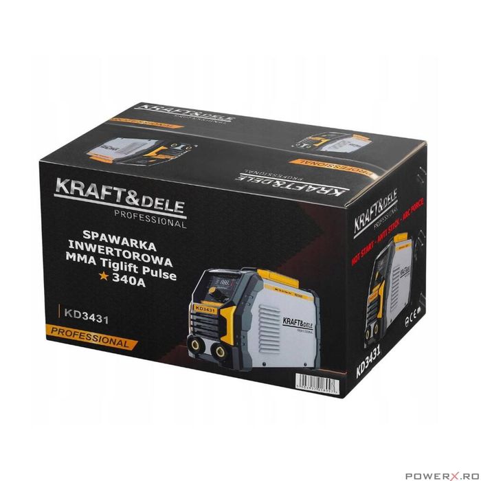 Aparat pentru sudura, invertor MMA TigLift, 340 amperi, Kraft