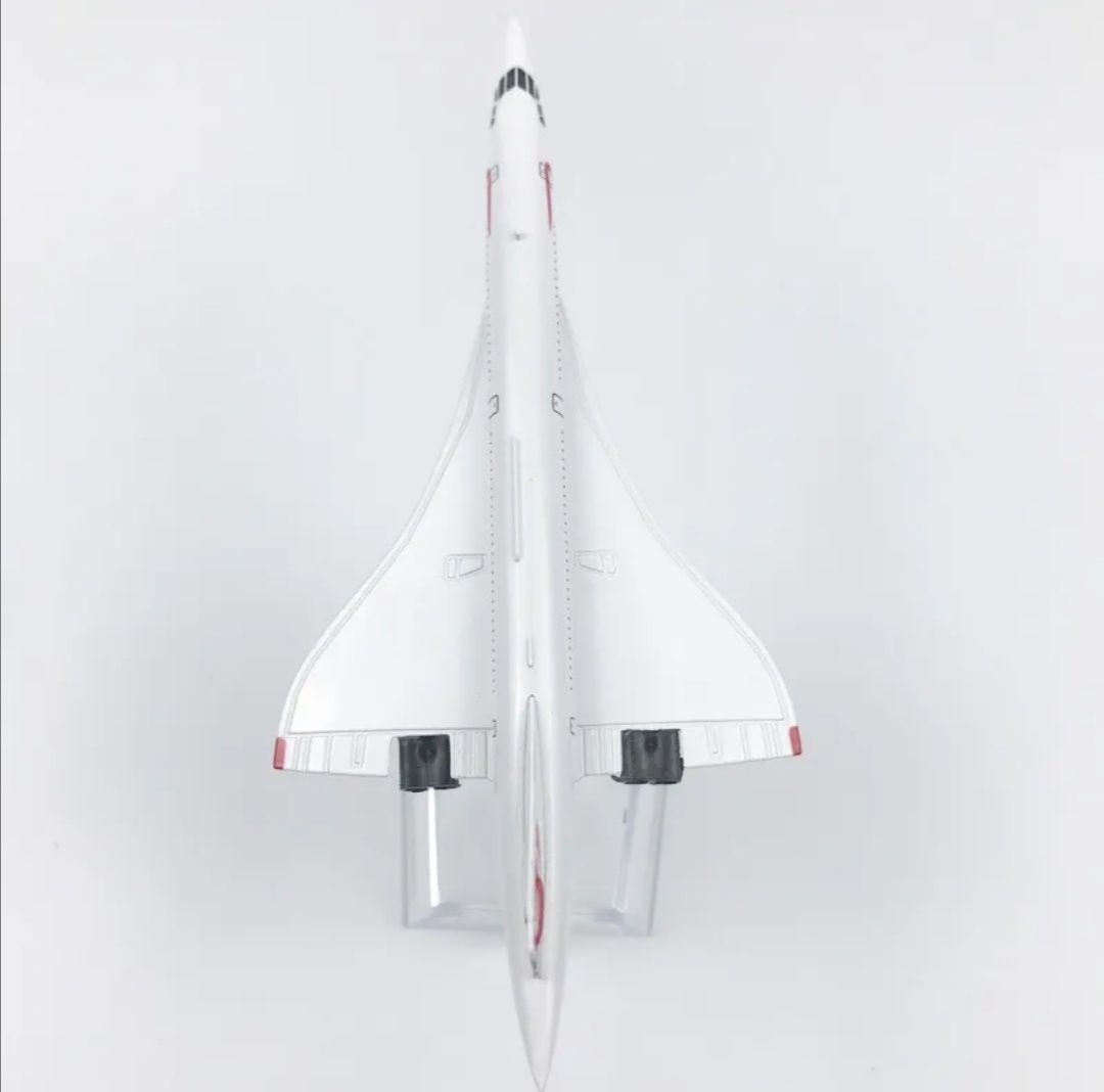 Macheta avion British Airways Concorde / metal / 16 cm / cadou