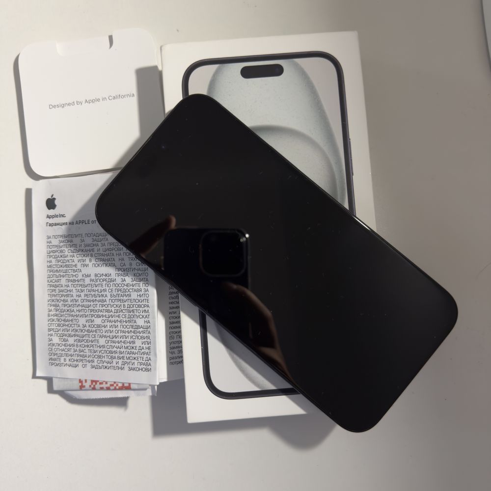 Iphone 15 plus 128 gb Перфектен!!!