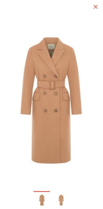 Пальто бежевого цвета 42-44