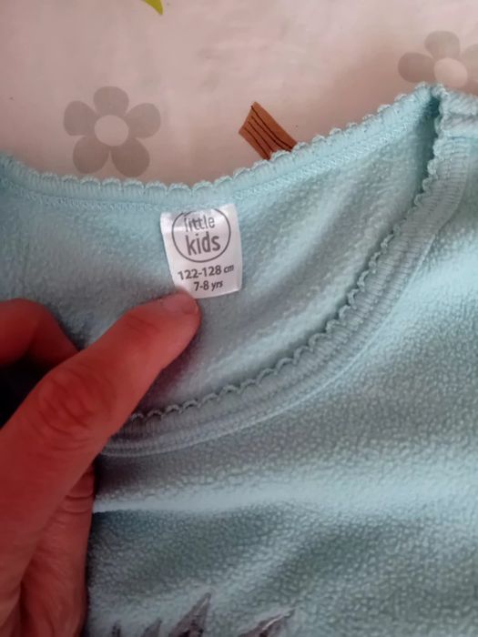 Pijama fleece 7-8 ani