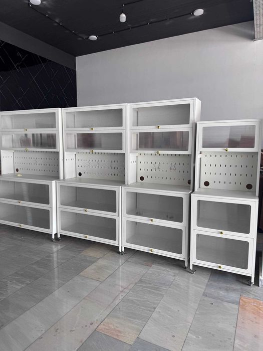 Буфет из нержавейки с порошковым покрытием для балкона