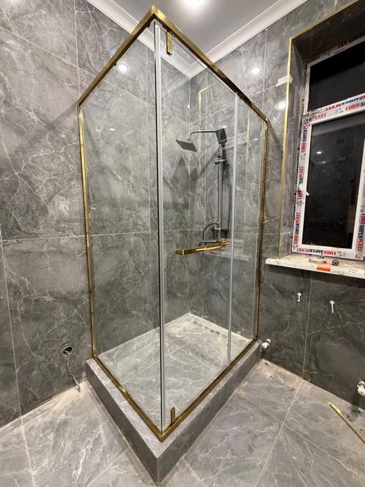 Душ,Душевая перегородка,Стекло в душ,Лофт перегородка,loft межкомнатны