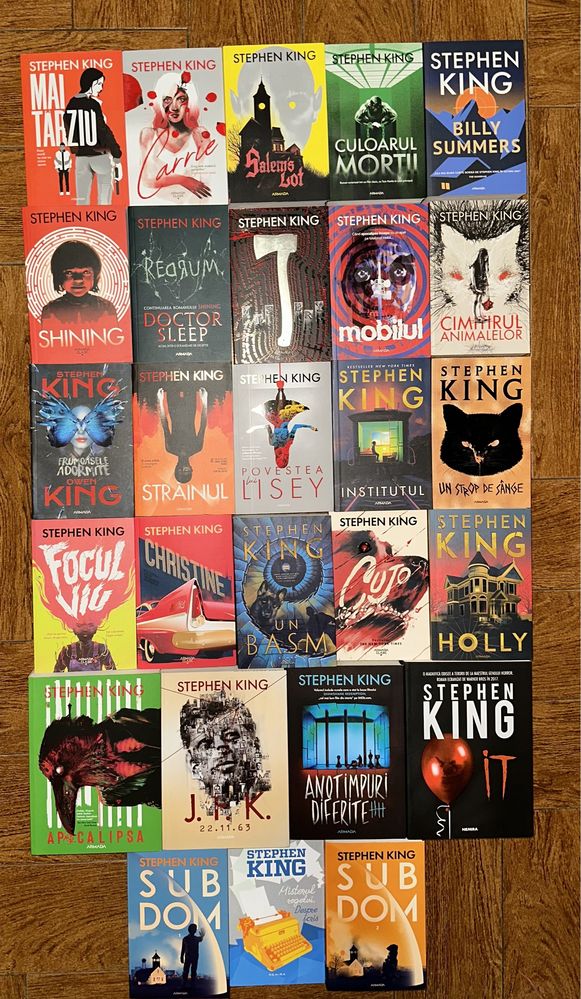Stephen King Colectia completa Armada 27 de volume