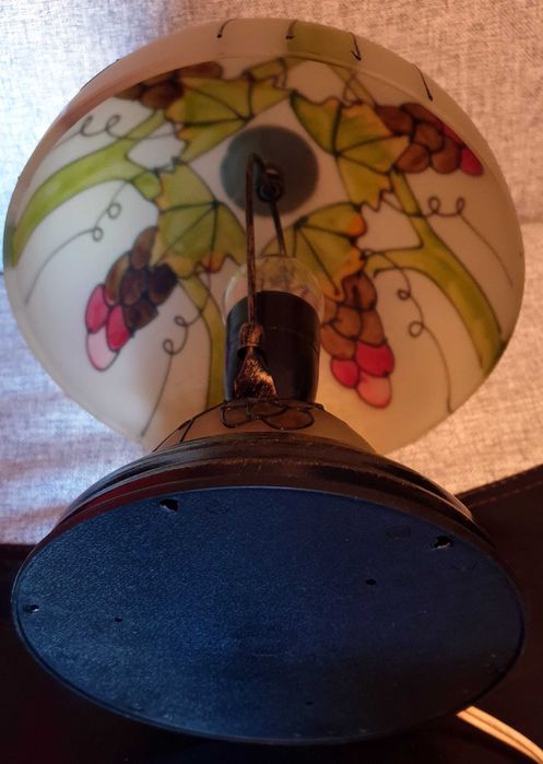 Vand veioza  cu abajur  din sticla Galle