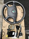 Kit complet volan piele cu comenzi Octavia 2