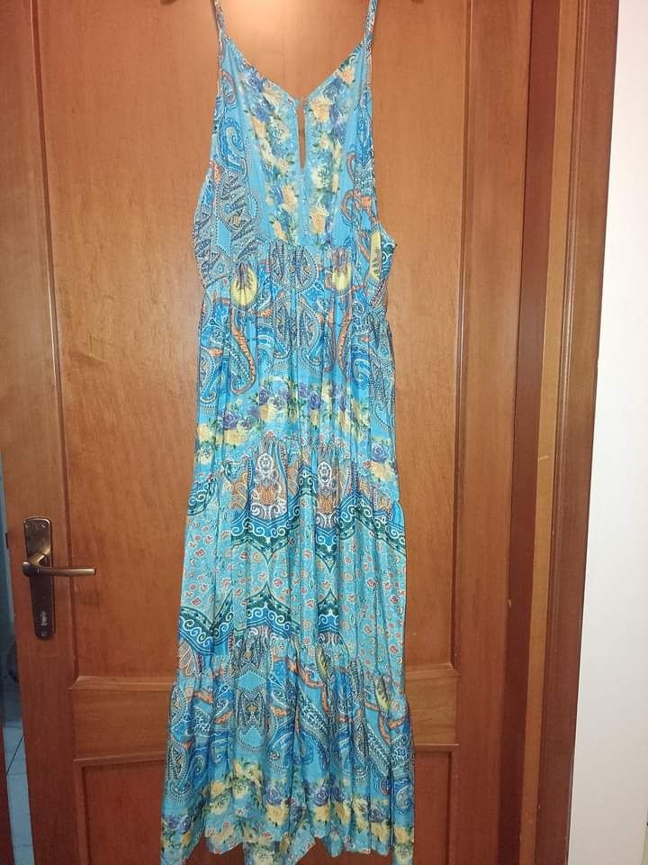 Rochie seta India originala moderna