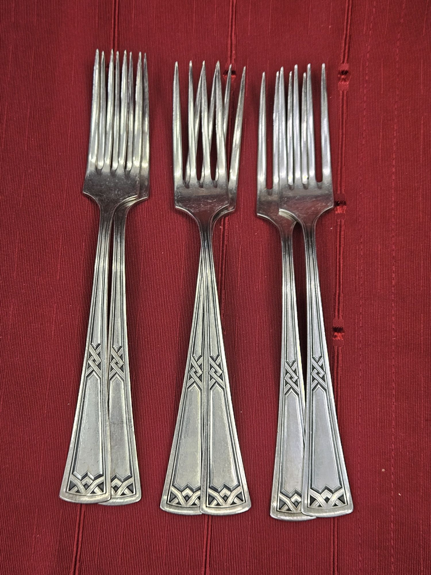 Еrbe Ideal art nouveau посребрени вилици за хранене