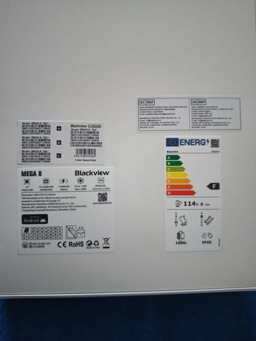 Tableta Blackview MEGA 8/ 32 GB RAM/ 256 GB stocare