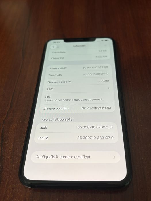 Iphone 11 ProMax 64Gb—-Citeste Descrierea—