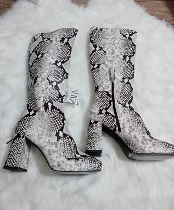 Cizme Zara din piele naturala