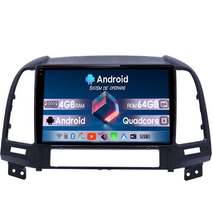 Navigatie Hyundai Santa Fe 2005-2012, 4GB RAM/64GB ROM, Android 14