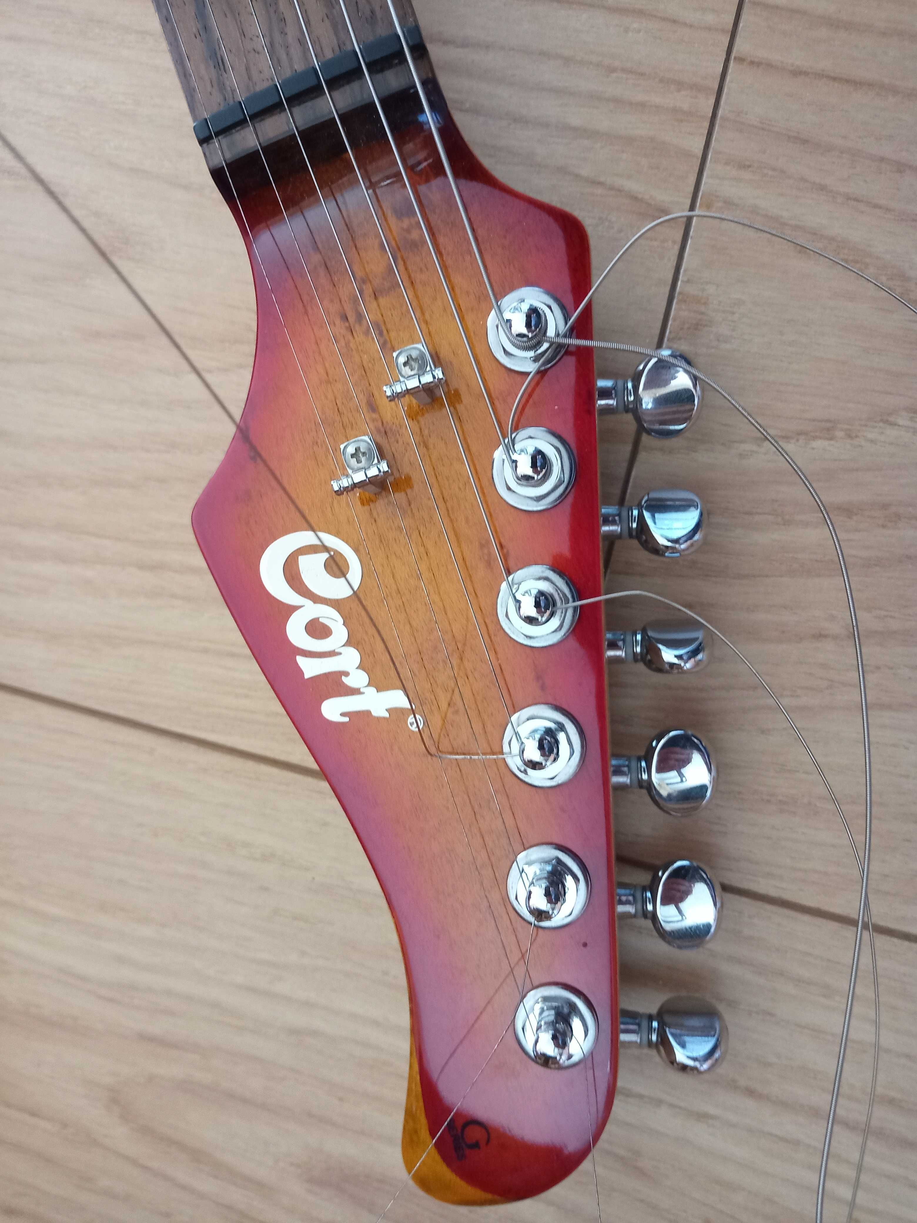 Продавам електрическа китара Cort G-Custom с активни адаптери EMG