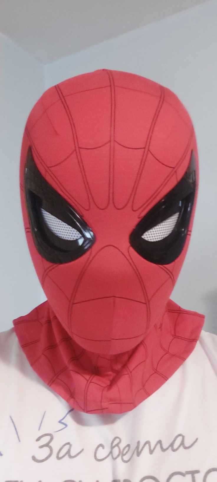Spider-man Маска/ Спайдърмен маска за носене. ПОСЛЕДНИ БРОЙКИ.
