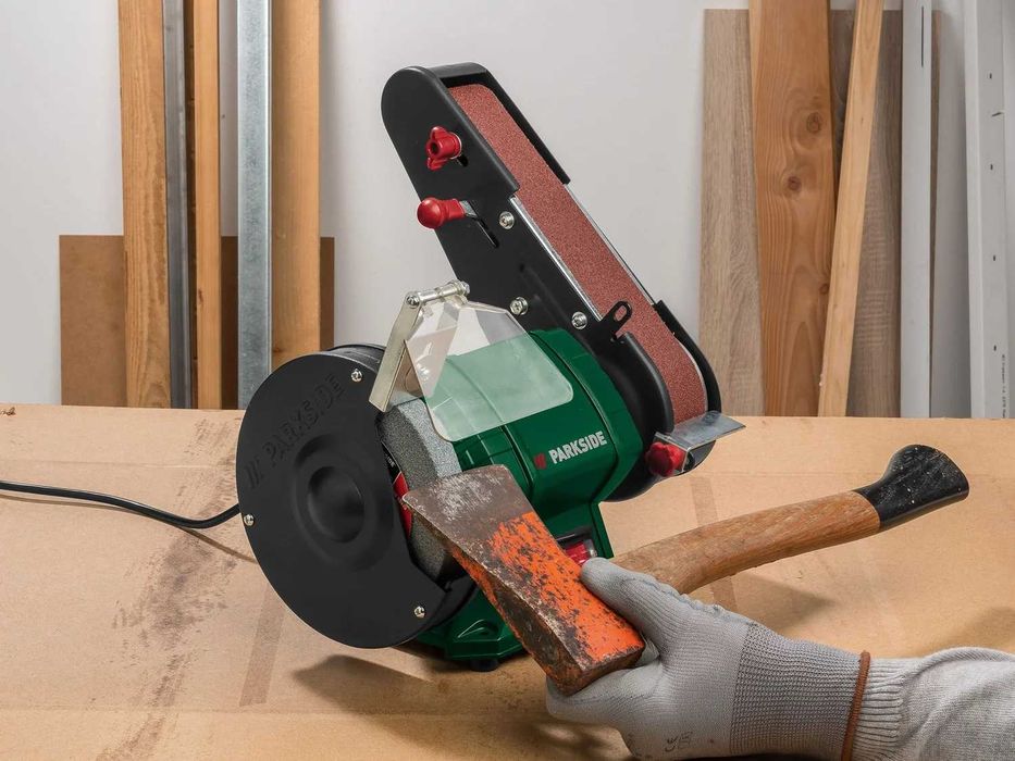 Polizor cu piatra si banda marca Parkside