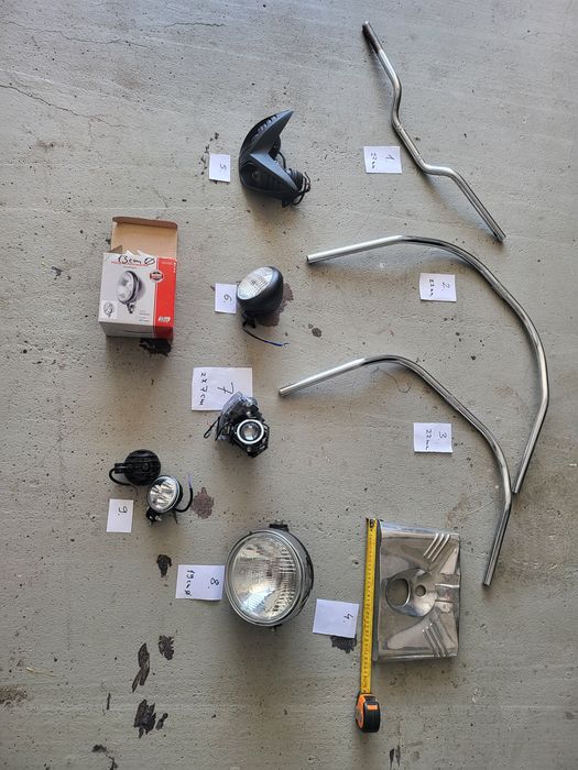 Semnalizari, Oglinzi,  Far, carburator, comenzi, piese Moto universale