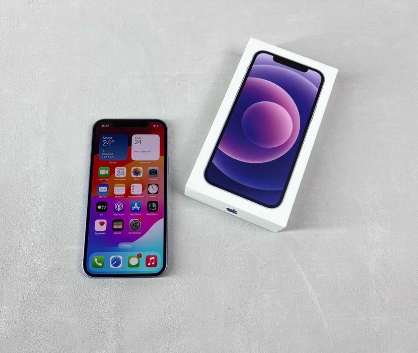 В идеале Apple 12 64Гб/ аккум: 100%/ РАССРОЧКА 0 0 12
