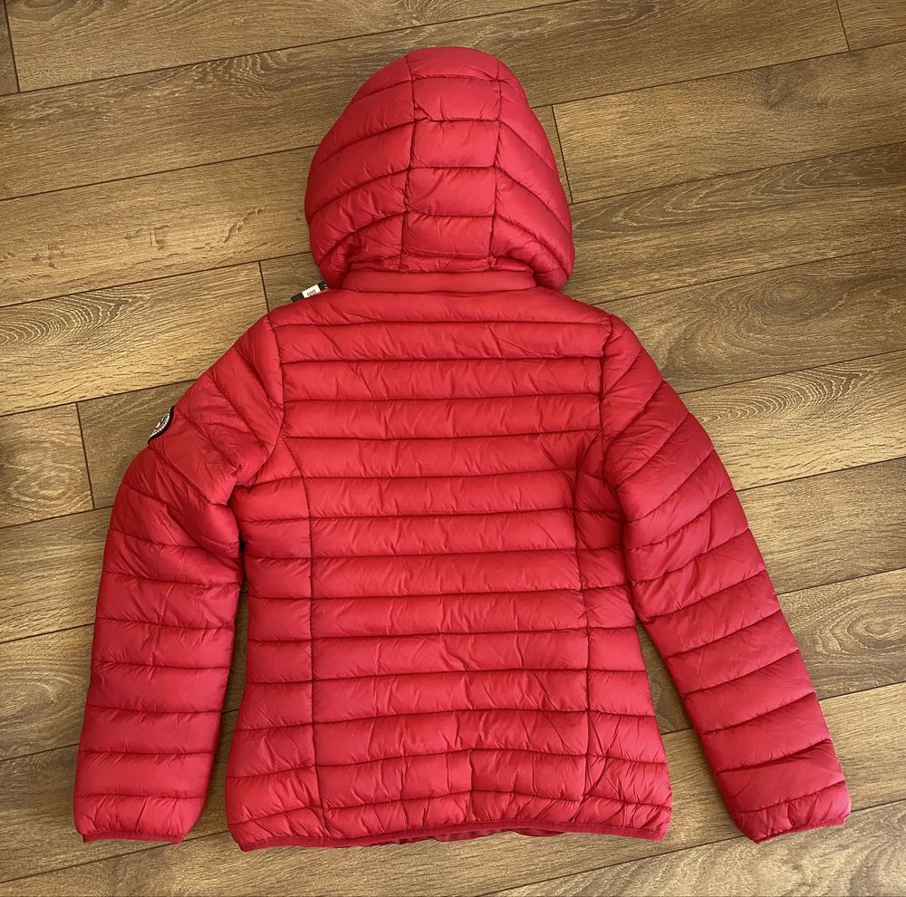 Дамско яке есенно-зимно червено Geographical Norway ATIKA HOOD