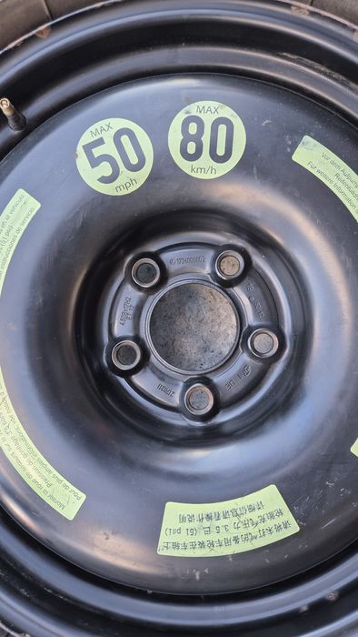 Резервна гума /ПАТЕРИЦА/ Мерцедес 5/112 Mercedes SLK 5x112

Употребява