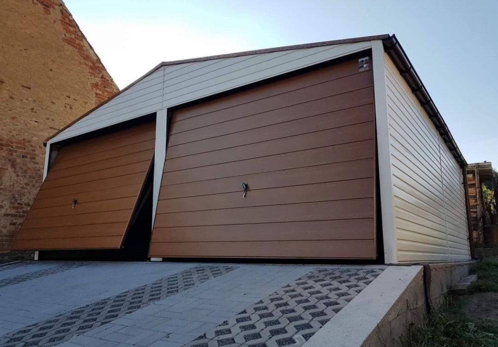 Vamd garaje auto metalice din panouri sandwich garaje izolate