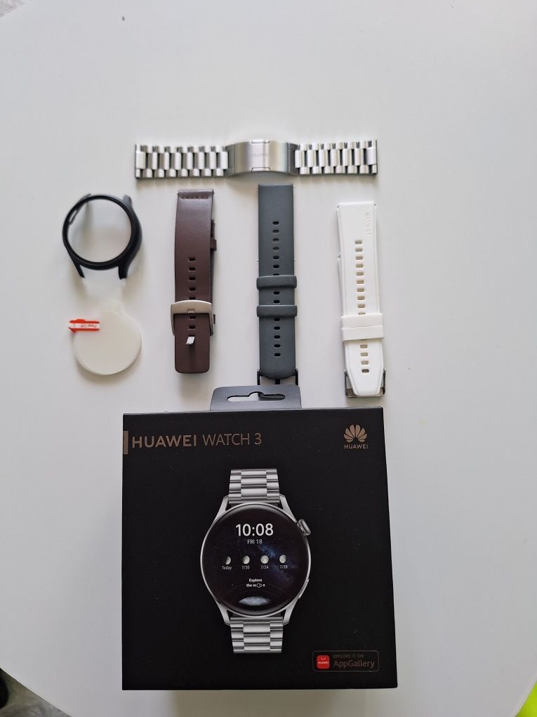 Като Нов Смарт Часовник Huawei Watch 3 e sim