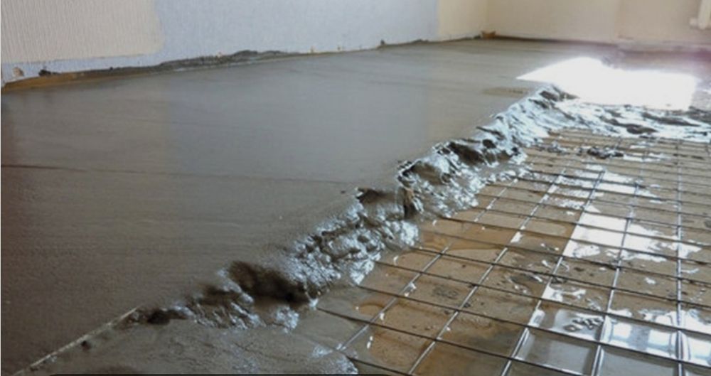 Стяжка стиажка стиашка   бетон  фундамент кладка  шлакаблок  тёплый  п