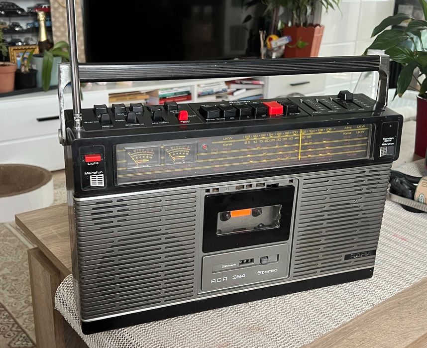 Casetofon retro SABA RCR 394 Stereo – Piesă de colecție anii ’80