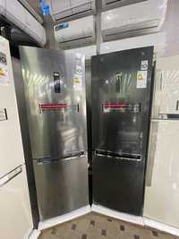 Холодильник LG DoorCooling+ GC-B459SBUM Чёрный метал 341 литров