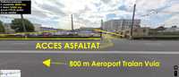 Teren intravilan 10000m2 Cluj-Napoca, langa aeroport, Acces asfalt/CFR