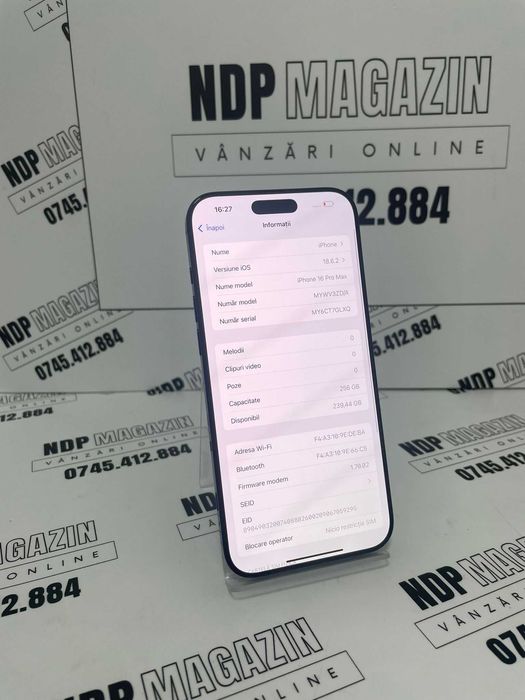 NDP Amanet NON-STOP Sos. Giurgiului 119 IPHONE 16 PRO MAX (44026)