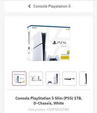 Ps5 slim / ps5 digital 1TB nou full de sigilat