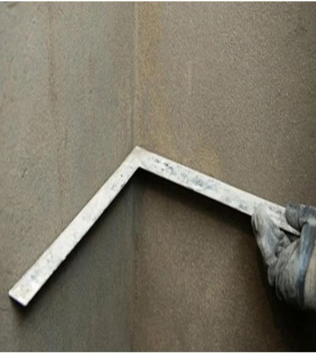 Штукатурка стен по МАЯКАМ под СТРОГИЕ 90°. Идеальные углы.