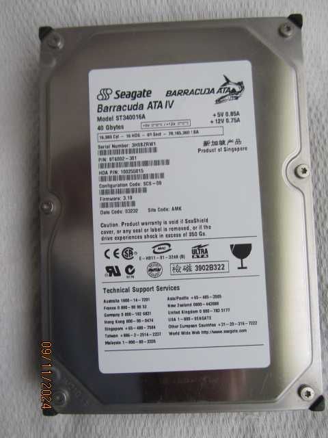 Хард диск Seagate Barracuda ATA IV, 40 GB