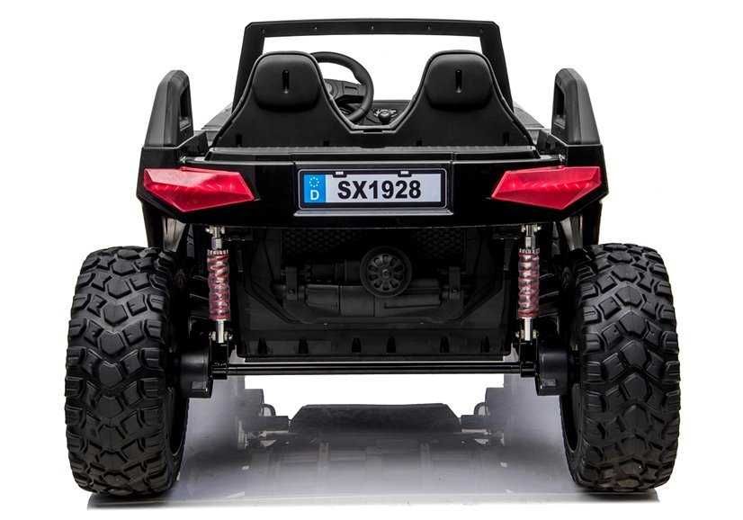 UTV electric pentru copii BJX1928 tractiune 4x4 300W, 24V #Negru