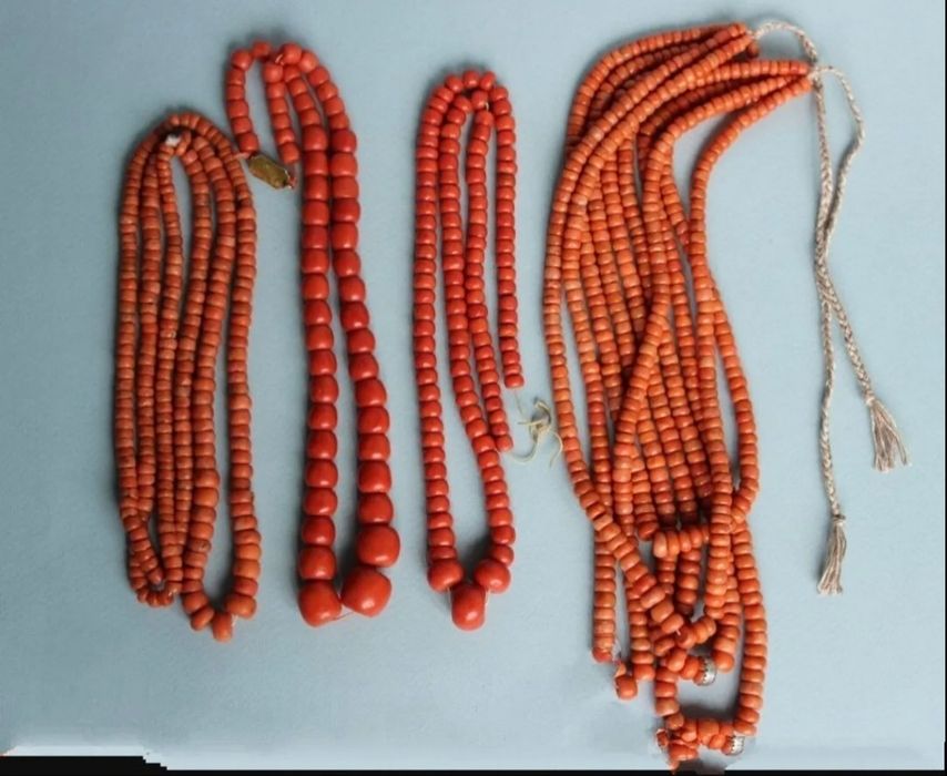 Оценка старинные коралловые бусы антиквариат