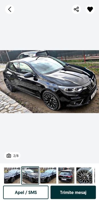 Vand roti r 18  ( 5×114,3 ) j 8  ET 40 renault megane 4