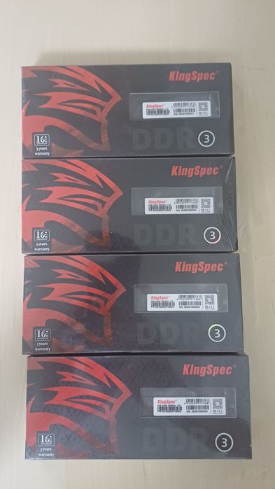 ОЗУ новые! KingSpec DDR3 8gb 1600 MHz 1.5v