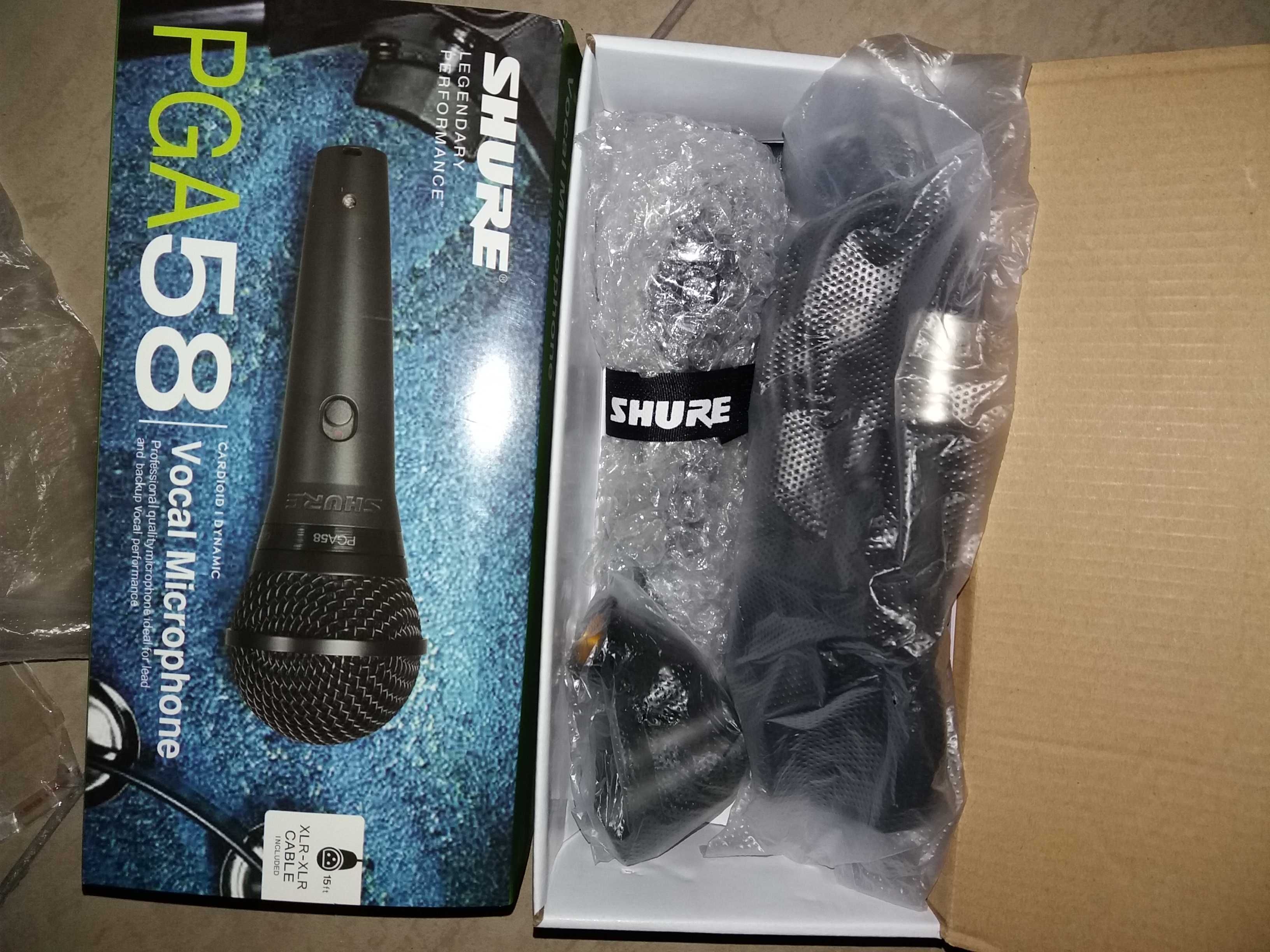 Microfon Vocal SHURE PGA58 Microfon profesional Studio Sedinte