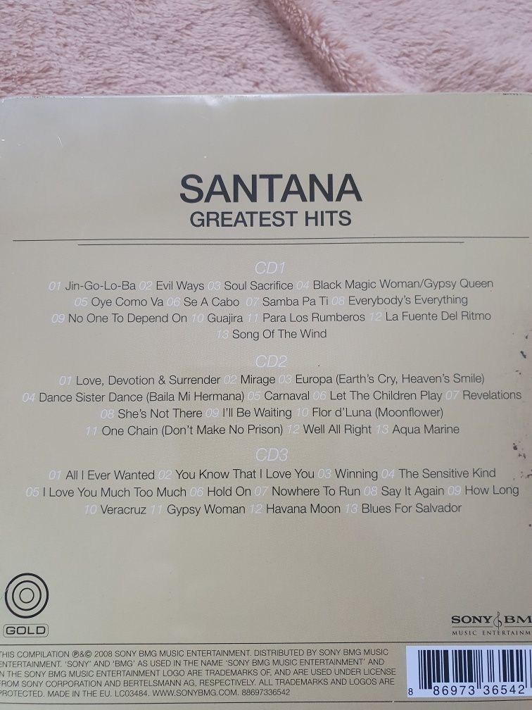 Cd Box 3 CD de  colectie  Carlos Santana - Sony