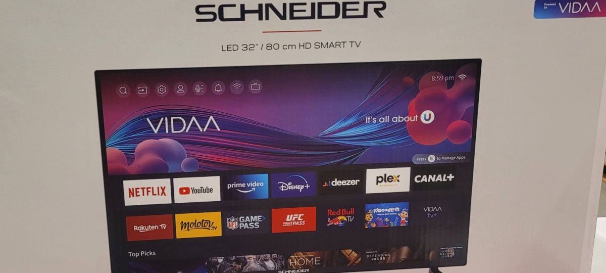 Tv smart schneider nou garantie 80 cm