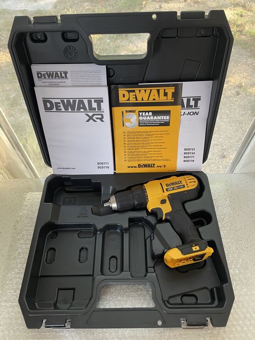 DeWALT Filetanta DCD 771 XR. Cu Valiza de Transport, Original, Nou !