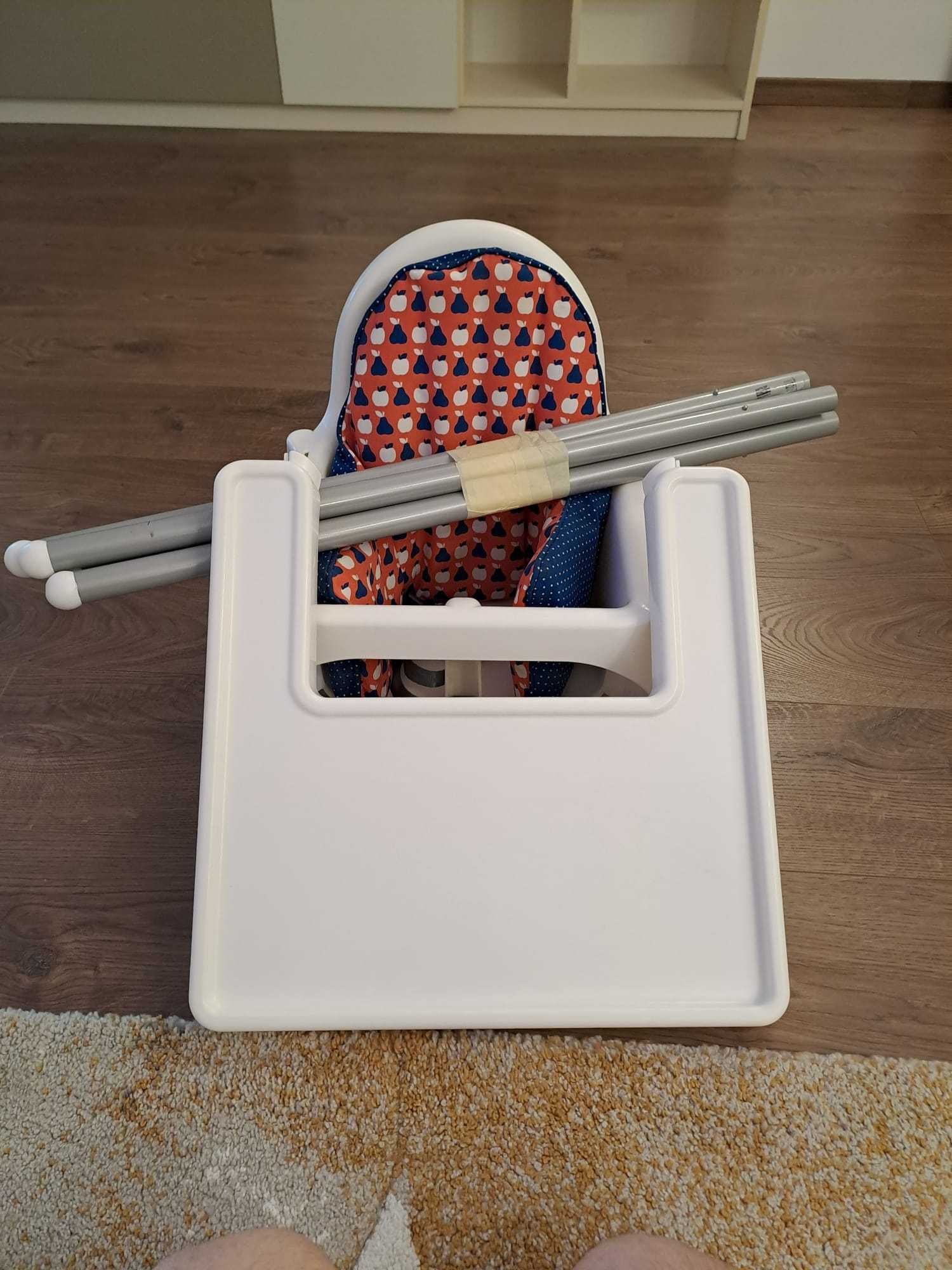 Scaun copil Ikea Antilop-pernuta,tavita+centuri-Stare perfecta-Ca Nou