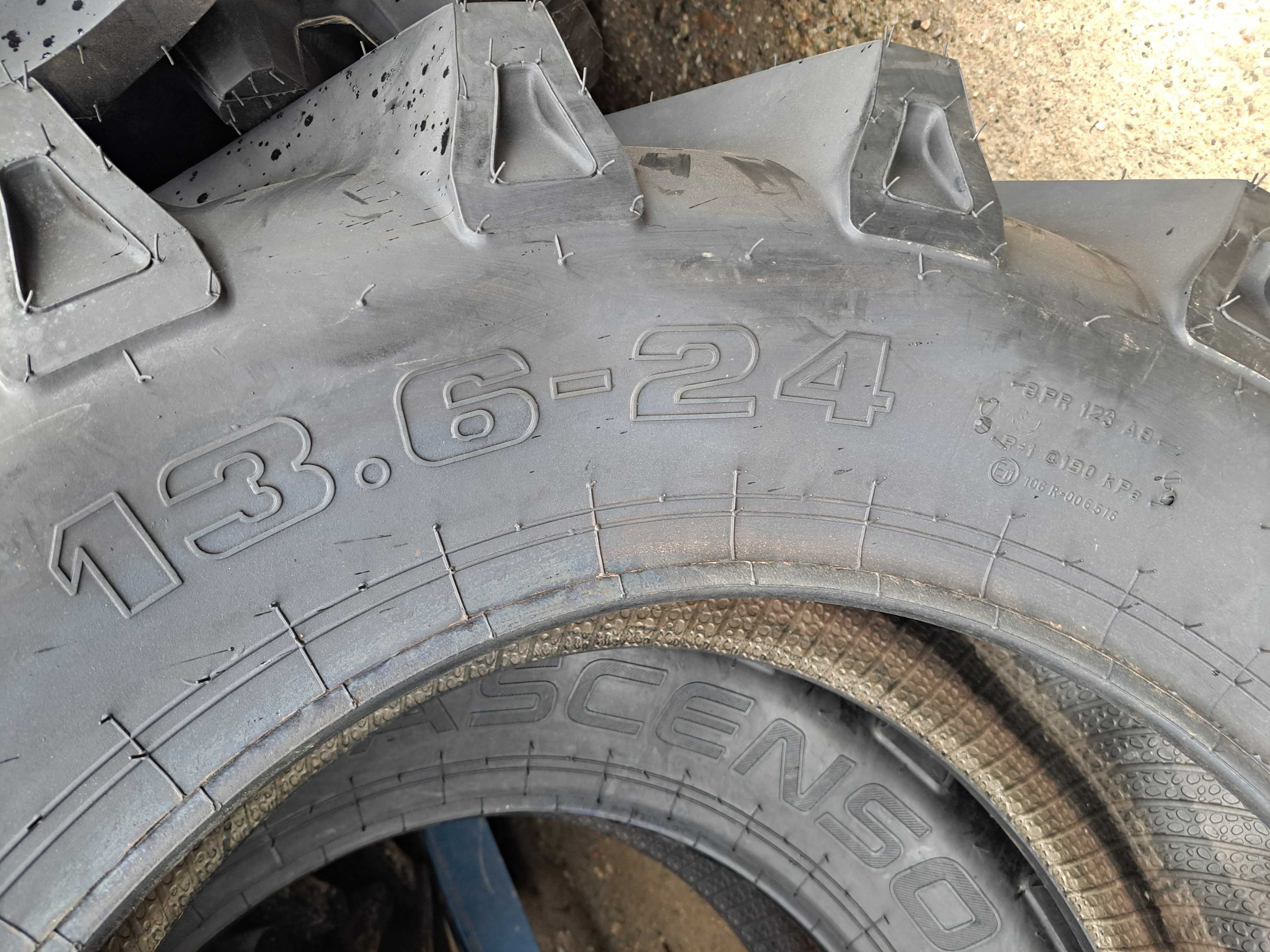 13.6-24 ASCENSO cu 8 pliuri anvelope TRACTOR cauciucuri noi