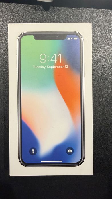 iPhone X, Silver, 256GB