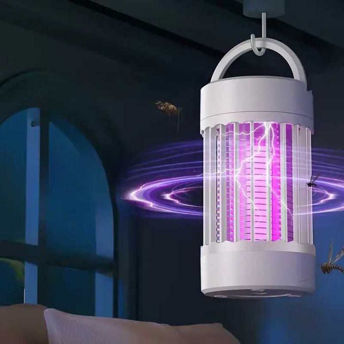 Dispozitiv anti tantari muste sau insecte cu ultrasunete lumina UV USB